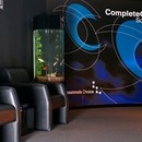 Aquariums in reception at a Wakefield office